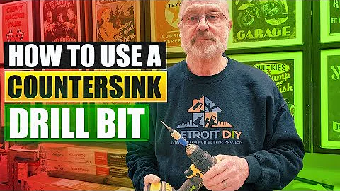 How To Use A Countersink Drill Bit! The Complete Guide