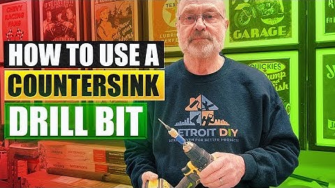 How To Use A Countersink Drill Bit! The Complete Guide