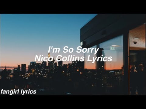 I M So Sorry Nico Collins Lyrics
