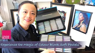 COLOUR BLOCK 80pc Soft Pastel Set Unboxing and Demonstration screenshot 1