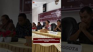 Sosialisasi PKPU No. 3 Th. 2025 & Evaluasi Pemutakhiran Data Partai Politik Berkelanjutan tahun 2025