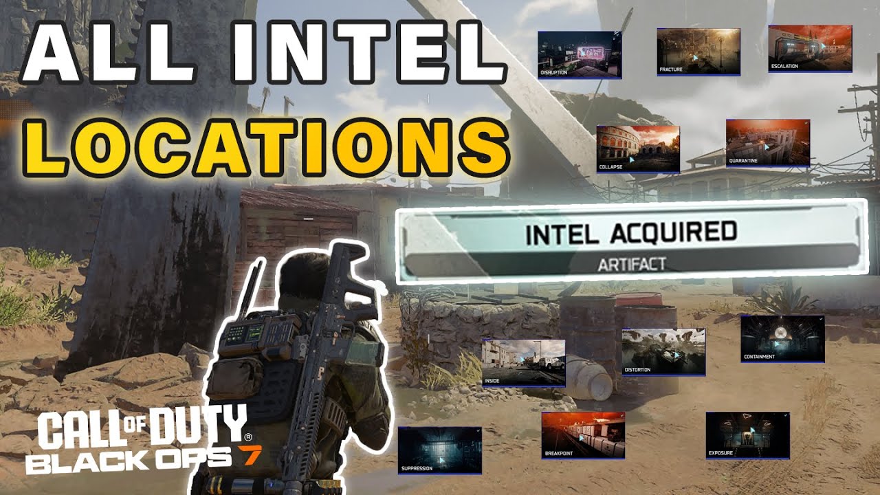 How to get All 11 Mission INTEL | Artifact Locations Black Ops 7 - YouTube