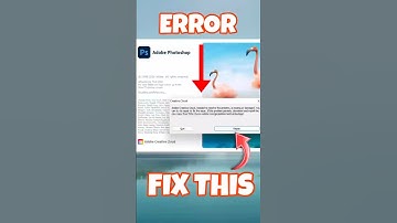 Solve Adobe Creative Cloud Errors Instantly #windows #photoshop #error #creativecloud