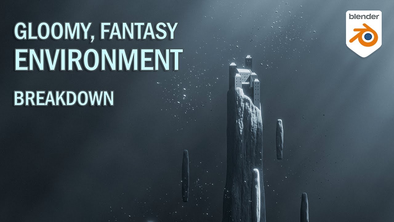 How I Made This Gloomy, Fantasy Environment in Blender 3D - Breakdown