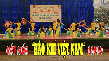 Hát múa Hào khí Việt Nam - Chi Đoàn 11A10 - Trường THPT Ngọc Lặc | Văn nghệ ngày nhà giáo Việt Nam