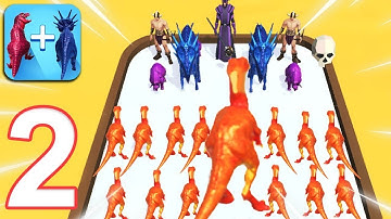 🦕🦖 Merge Master Max Level Of Gameplay Part-1 👯👯🌈🌈