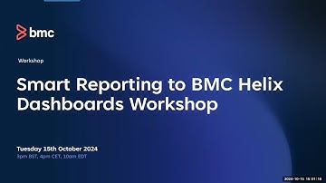 Webinar: Smart Reporting To Helix Dashboards