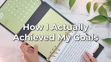 How I Used This Journaling System to Actually Achieve My Goals (2-Step Method)
