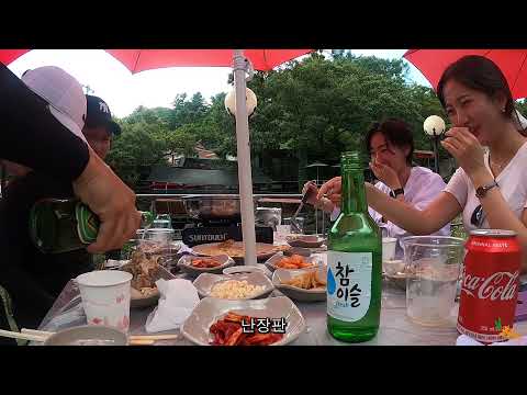 폭포수가 흐르는 백숙맛집 찾아가보기