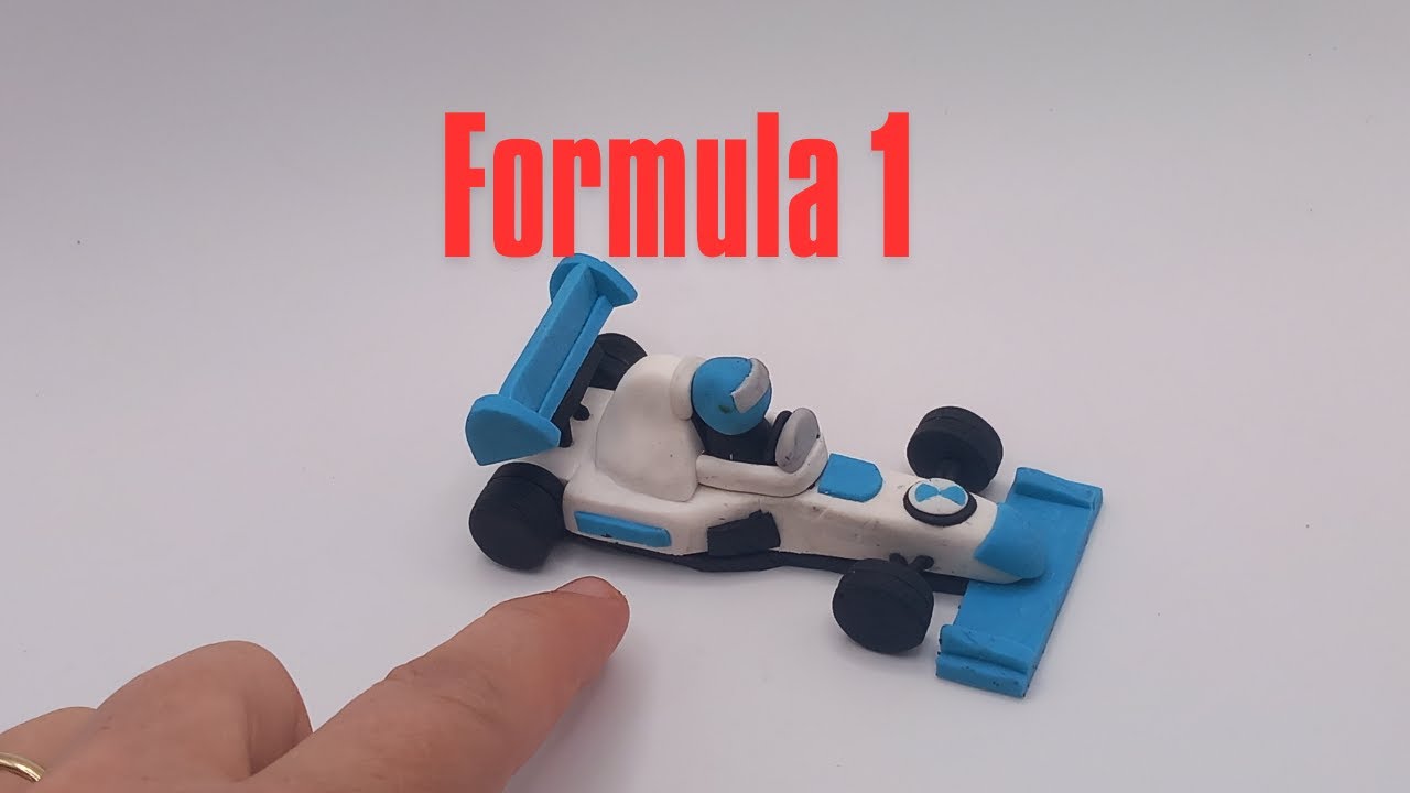 Plastify F1 Mini Formula 1 Car Made from Polymer Clay | Step by Step Tutorial - YouTube