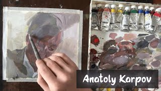 Painting Anatoly Karpov