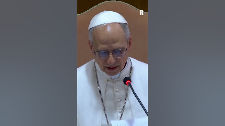 Il Papa spiega perché ha scelto di chiamarsi Leone XIV