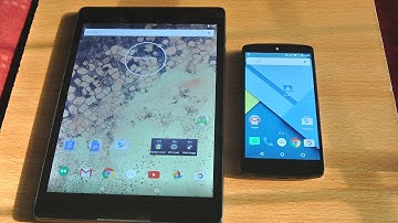 Android 5.0.1 Lollipop - Nexus 5 vs Nexus 9 - Speed Test HD