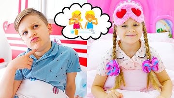 Diana et Roma veulent être le meilleur enfant et d