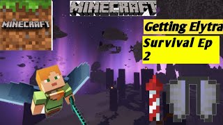Obtaining Elytra in Minecraft#minecraft #survival #smp