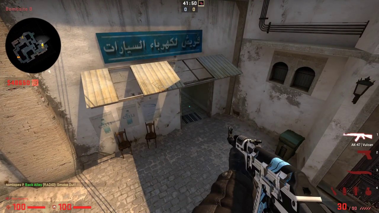 Mirage B - Kitchen Door Smoke CSGO - YouTube