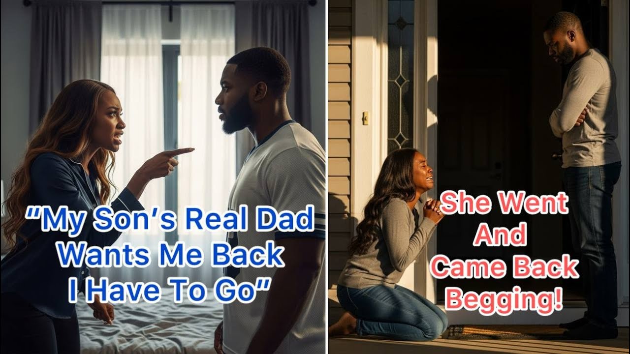 My Wife Said 'My Son's Real Dad Wants Me Back' - I Let Her Go, 3 Months Later She Came Begging