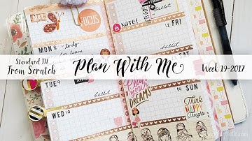 Week 19-2017 / Plan With Me "From Scratch" Traveler