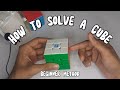 HOW TO SOLVE CUBE | BEGINNER METHOD.
