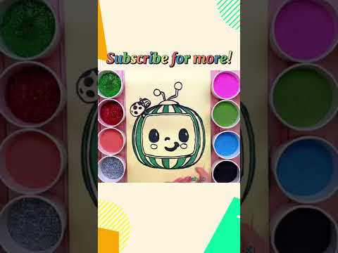 Video COCOMELON | Drawing and Painting with Coloring Sand... - youtube
