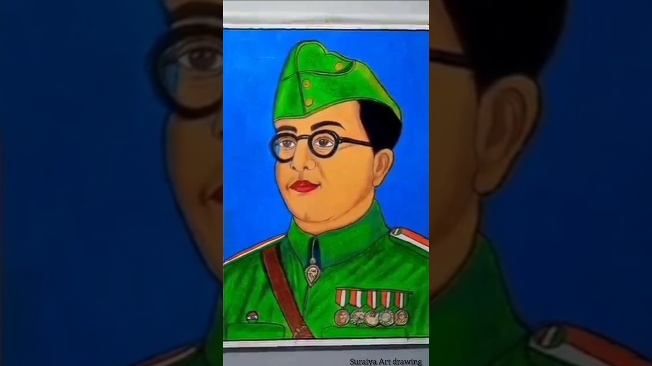 🇮🇳 Netaji Subhas Chandra drowing 🇮🇳😍