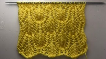 Beautiful Lace Stitch Pattern For Ladies Sweater,Cardigans, Shawls