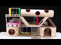 How to Build Modular Cat House from Cardboard