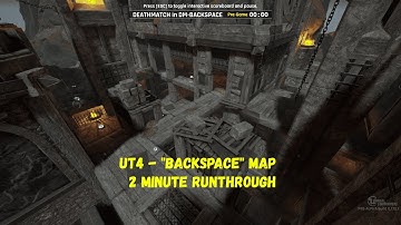 Unreal Tournament 4 - "Backspace" Map 2 Minute Run-through