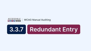 Testing 3.3.7 Redundant Entry | Manual WCAG Auditing Tutorial