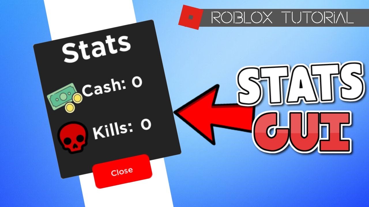 How to make a Stats Gui (Roblox Studio) 