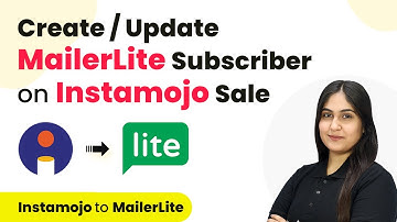 How to Create or Update MailerLite Subscriber on Instamojo Sale | Instamojo to MailerLite