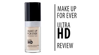 NEW Make Up For Ever Ultra HD Foundation First Impression/Review