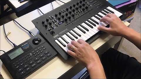 Alesis SR-16 Drum Machine + Korg Minilogue XD Jammin
