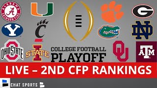 College Football Playoff Rankins Show Reaction Live Stream | CFP Rankings Week 12