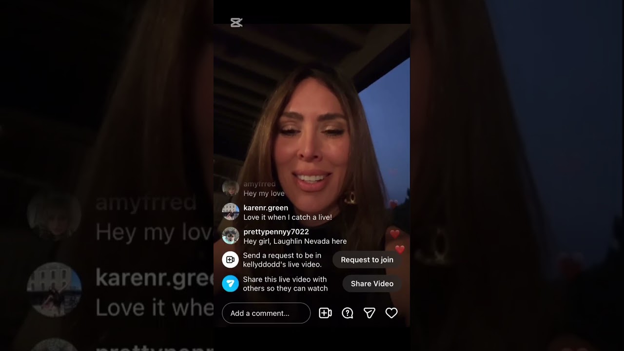 Kelly Dodd Leventhal & Rick Feb 13 / Feb 20 instagram live videos