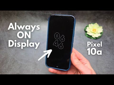 Google Pixel 10a - Always On Display - How to Turn ON / Off AOD