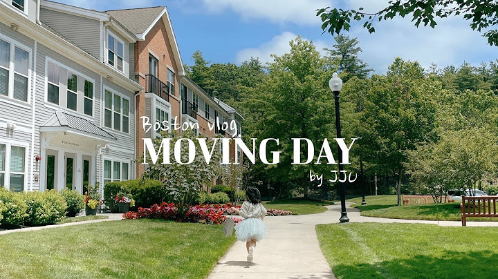 moving day ⎮ moving abroad vlog ⎮ moving to Boston ⎮ JJU in Boston