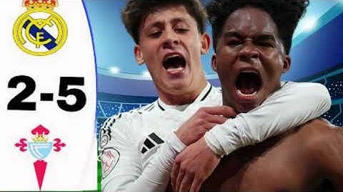 Real Madrid vs Celta Vigo 5-2 Highlights & All Goals 2025 HD