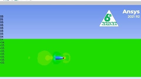 Overset Mesh Example for Bullet Motion in ANSYS Fluent