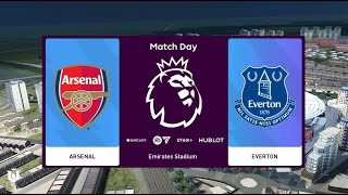 Arsenal vs Everton | Premier League 2023/24 | PES 2021