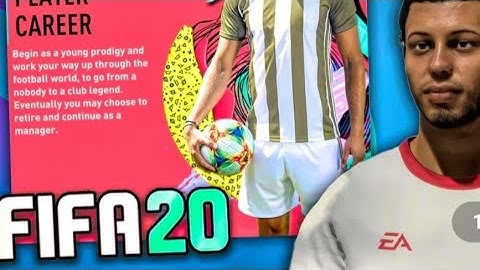 FIFA 20 - How to play with own created player in career mode & Kick off