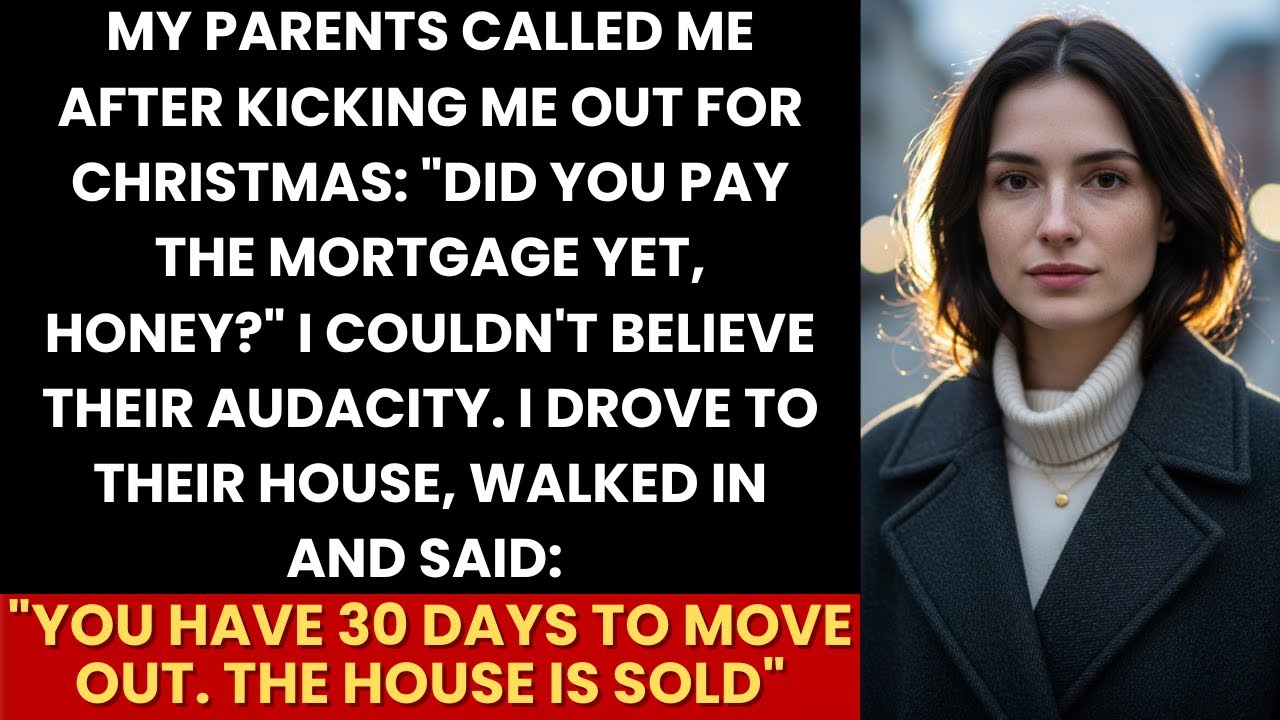 My Parents Kicked Me Out For Christmas—A Month Later, I Told Them, 