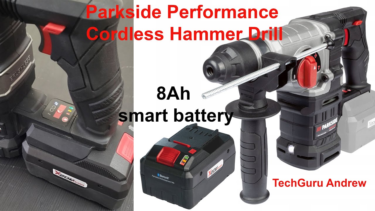 Parkside Performance Cordless Hammer Drill PKHAP 20 Li B2 - YouTube