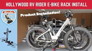 Hollywood RV Rider Bike Rack Product Assembly & Installation - E-Bikes - RV Bike Racks