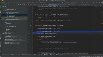 Face detection in native android app with MLkit, Tensorflow lite & CameraX and display in ImageView