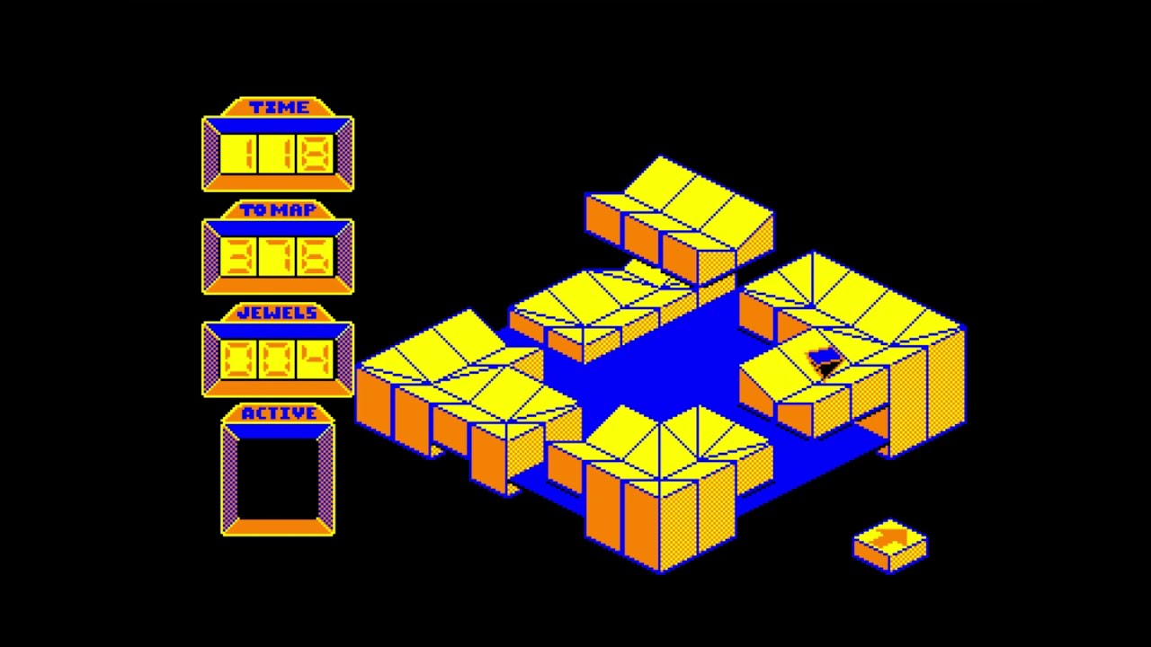 Spindizzy (Amstrad CPC) – Dix minutes de jeu – 1080p
