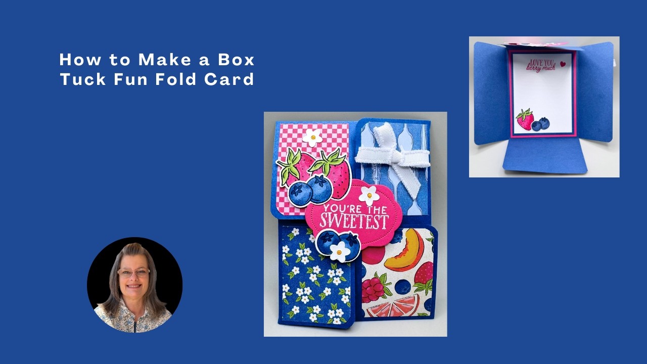 How to Make a Box Tuck Fun Fold - YouTube