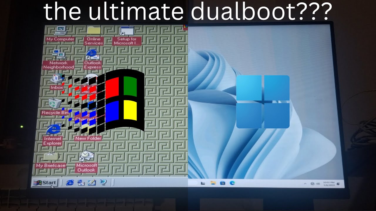 Dualbooting Windows 95 and 11 on real hardware