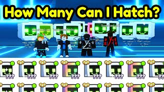 How Many Huge Happy Computer Can I Hatch With 4 Accounts? (Pet Simulator 99)