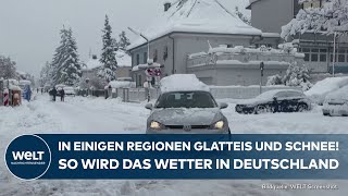 WETTER: Vorsicht! Glatteis und Schnee! Winter hat Deutschland im Griff - teils wird es wärmer